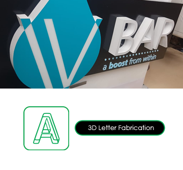 Channel Letter Signage - 3D Letter Fabrication MOBILE