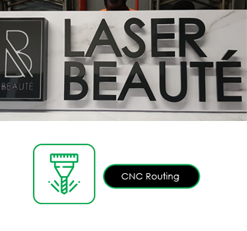 Channel Letter Signage - CNC Routing MOBILE